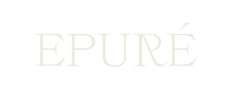 Logo of premium soap brand Epuré in beige color. 